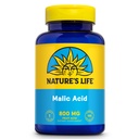 Dabas dzīve Malic Acid 800 mg ) Helatinga aģents var palīdzēt atbalstīt enerģiju un muskuļus Komforts ] Nē glutēns, ne-GMO ) 100 Skaits