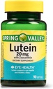 Spring Valley Lutein ar Zeaxanthin Diētiskā Papildinājums, 20 mg, 90 Skaits