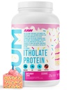 Raw Sūkalu izolāts Olbaltumvielu pulveris, dzimšanas dienas kūka (CBUM Itholate Protein) - 100% Zāles-Bed Sports Nutrition Pulveris muskuļu augšanu un atjaunošanos - zemu tauku, zems Carb - 25 Kalpo