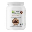 Vegansmart Augu olbaltumvielu pulveris ar Naturade, All-in-one Uztura Shake - Šokolāde (30 Servējumi)