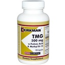 TMG (trimetilglicīns) 500 mg w/ folijskābes un B12 kapsulas - Hipo 120 kapsulas