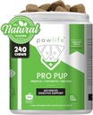 Probiotikas suņiem - Diareja Relief, Gut Veselības Atbalsts, Aizcietējums Relief, Gremošanas Veselības Atbalsts - Vet Ieteicamās Dog Probiotikas - 240 Soft Chews Ka Suņi Mīlestība - Ķirbju Flavor