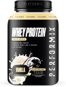PERFORMIX - Sūkalu olbaltumvielu izolāts Blend - 24g olbaltumvielu - 5.4g BCAAs - 110 kalorijas - Muskuļu ēkas un post workout atgūšana - 100% Sūkalu olbaltumvielu pulveris - 1.98 LVS - 30 Servē - Vanilla