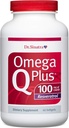 Dr. Sinatra Omega Q Plus 100 Resveratrol – Omega 3 papildinājums atbalsta sirds veselību un nodrošina antioksidantu jaudu ar 100 mg CoQ10 un Resveratrol (60 softgeli)