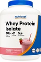 Nutricost Whey Olbaltumvielas izolāts (Strawberry Milkshake) 5LBS