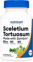Nutricost Zembrin (Sceletium Tortuosum) 60 kapsulas (50 mg katra) - Veģetārās kapsulas, ne-ĢMO, bez lipekļa