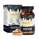 Sēņu ekstrakts Papildkapsulas - Organic Turkey Aste, Chaga, Reishi, Maitake, Shiitake Blend - 100% Fruiting Body Extracts - 120 sn